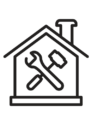 new house construction icon